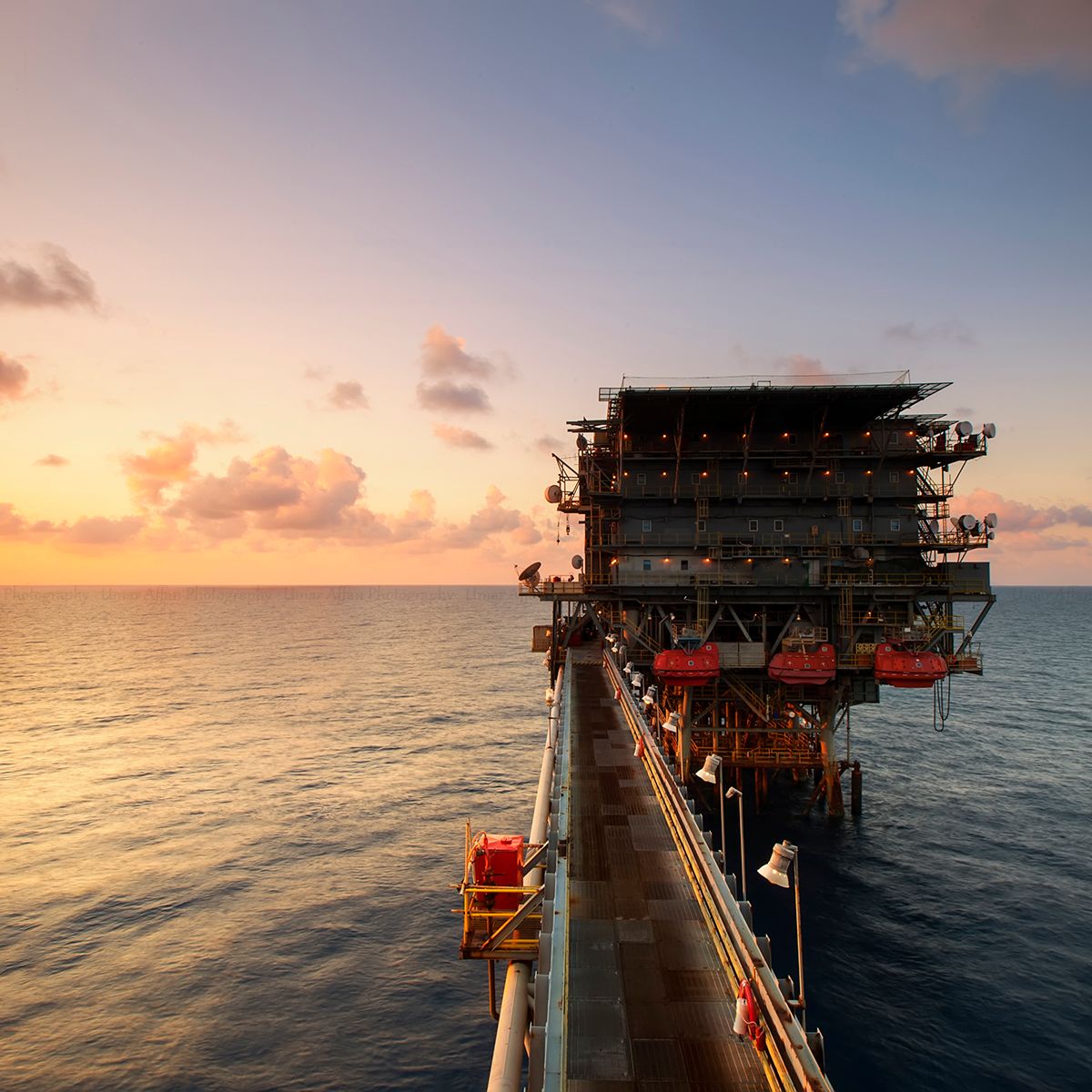 Energy Oil and Gas Industrial Platform